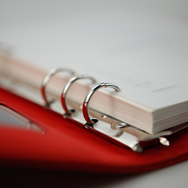 愛(ài)歐裝訂方式--圈裝（鐵圈，塑料圈裝）